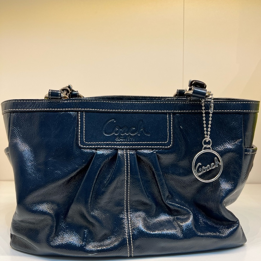Coach Ashley Patent Leather Satchel